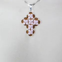 Pendant 30cm - Serina-Silver Chain - Pendant 30cm - Laiton argenté